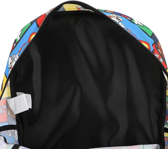 Bioworld Super Mario Brothers All-Over Print 18" Backpack