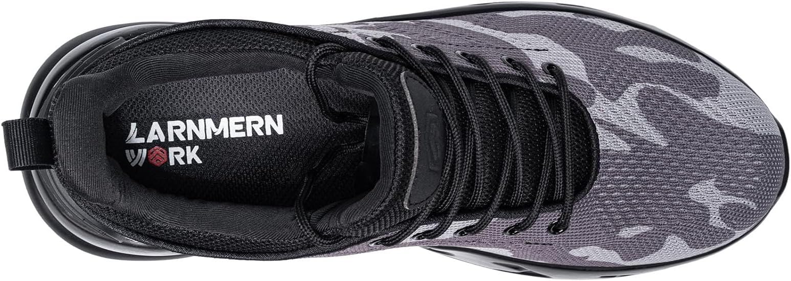 LARNMERN Men Chef Non Slip Waterproof Work Shoes Slip-on | Anti Slip Water Resistant Kitchen Shoes Restaurante Food Service Water Proof Walk Sneaker Zapatos Trabajo Antideslizantes