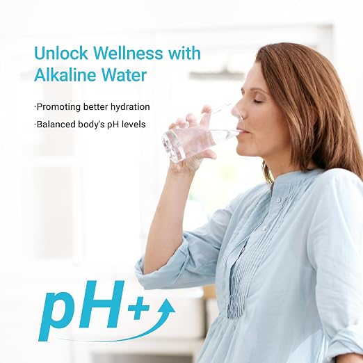 AQUA CREST PF-AL Alkaline Water Filter Replacement for Waterdrop® Pitcher Filtration System, Fits Waterdrop® PF-AL, Reduces PFOA/PFOS, Chlorine, Last Up to 100 Gallons, 1 Pack