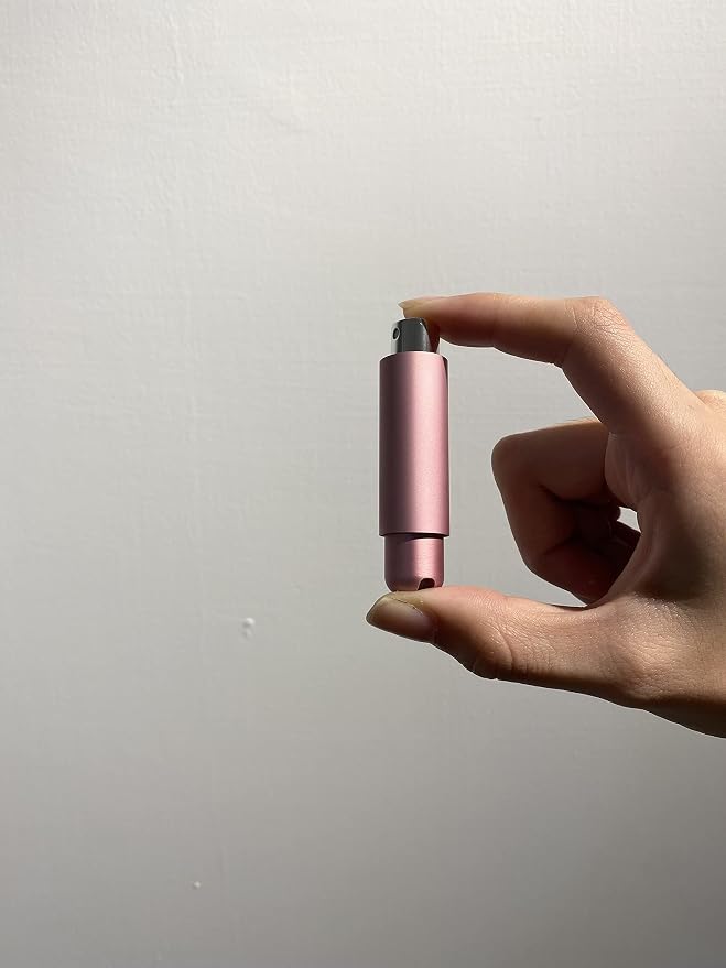 mordeco nanoSprayer Mini Perfume Refillable Bottle, Perfume Atomizer, Essential Oil Bottles, Small Spray Bottle for Travel, Everyday Carry (5ml, Pink)
