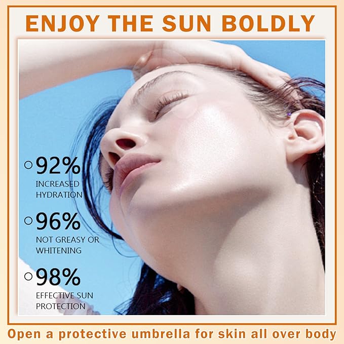 Sunscreen Oil Body Sunscreen Spray Spf 50 Hydration Glow Mist Lightweight Spf Body Oil,Refreshing Spray,Suitable for All Skin Types