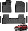 Floor Mats for Honda Passport 2026, TPE All Weather Durable Floor Liners Door Sill Guards for Passport Accessories