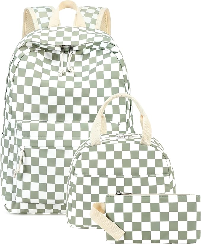 LEDAOU Backpack for Girls School Bag Kids Bookbag Teen Backpack Set Daypack with Lunch Bag and Pencil Case | Kids, Bookbag, Daypack, with Lunch Bag, and Pencil Case