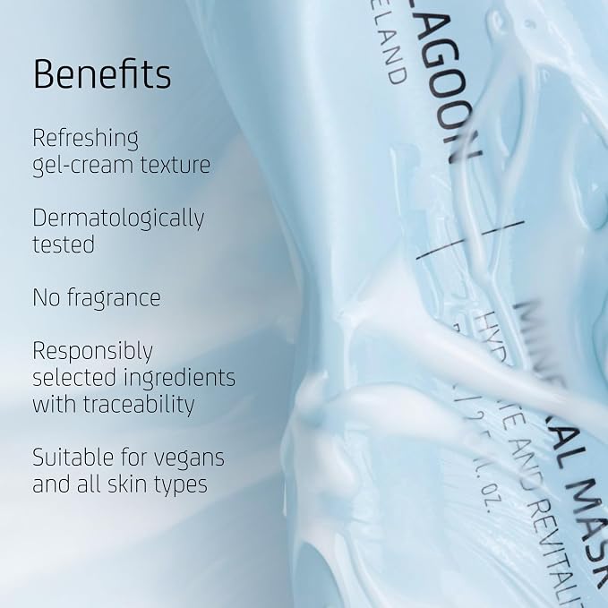 Blue Lagoon Skin Science - Hydrating Overnight Mineral Face Mask - Hydrating Face Mask - Overnight Mask - Moisturizing Face Mask - Overnight Face Mask - Bioactive Icelandic Skincare (1 fl oz | 30 ml)