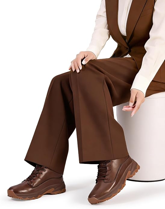 SHULOOK Non Slip Work Boots for Women Slip-Resistant Shoes Waterproof Food Service Chef Kitchen Restaurant Working Casual Comfortable Ankle Boot Outdoor Walking Booties Sneakers