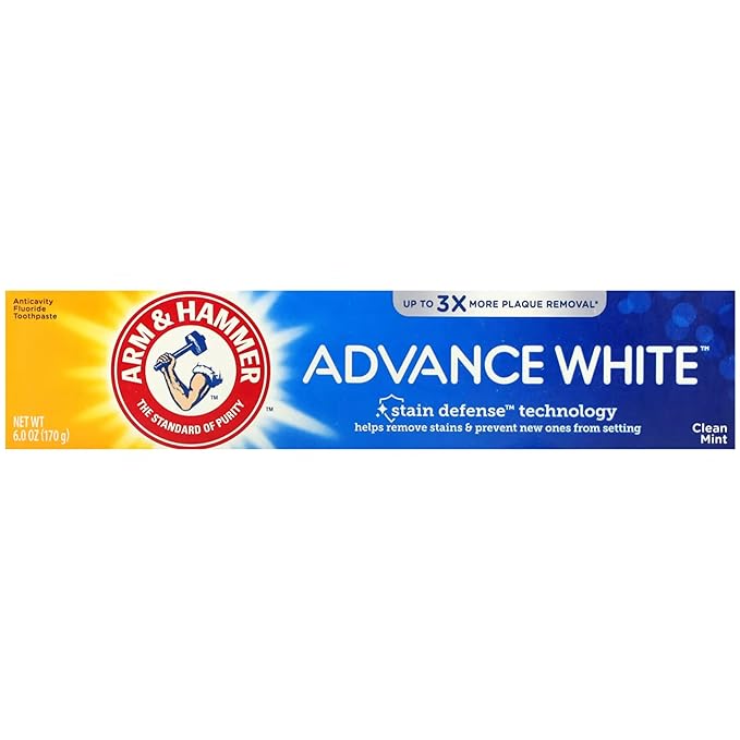 Arm & Hammer Advance White Extreme Whitening Toothpaste Clean Mint - 6 Oz- Pack of 5