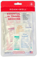 Essential Travel Medicine Kit, OTC Travel Medication, TSA Approved (International | 48 Tablets)