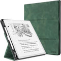 CoBak Case for 11" Kindle Scribe 3rd Generation 2025, Kindle Scribe Colorsoft with Two Viewing Angles - All New PU Leather Cover with Auto Sleep Wake, Pen Holder. Emerald