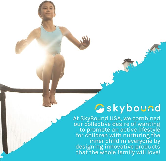 SkyBound Universal Replacement Trampoline Safety Pad - Spring Cover Fits 8ft 10ft 12ft 14ft 15ft Frames - Comfortable, Long Lasting, and Water-Resistant