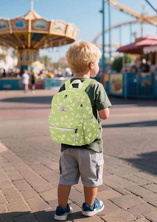 atgark Corduroy Toddler Backpack for Girls 2-5: Preschool Backpack for Girls