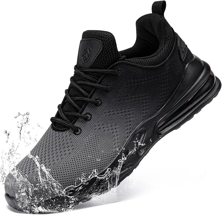 LARNMERN Men Chef Non Slip Waterproof Work Shoes Slip-on | Anti Slip Water Resistant Kitchen Shoes Restaurante Food Service Water Proof Walk Sneaker Zapatos Trabajo Antideslizantes