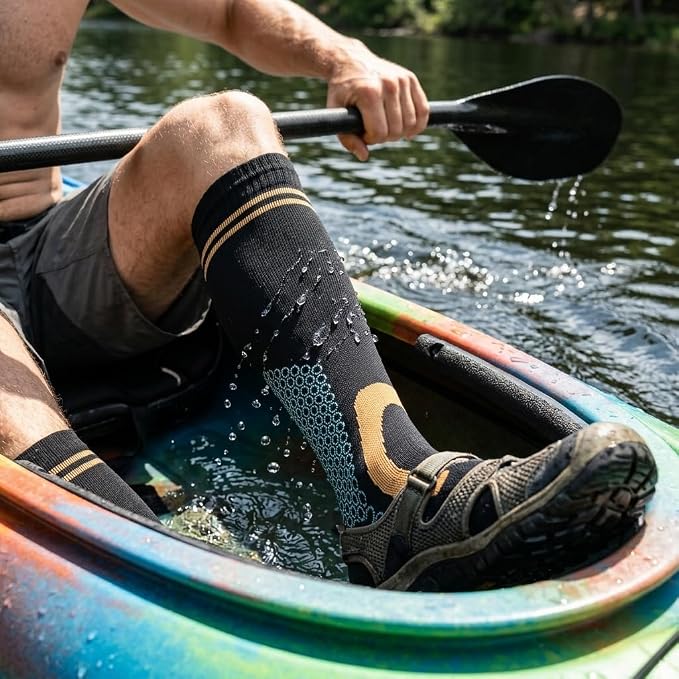 RANDY SUN Waterproof Breathable Knee High Kayaking Hunting Fishing Socks
