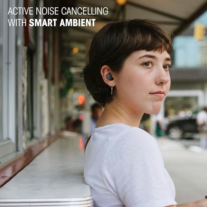 JBL Vibe Buds 2 - True Wireless Noise Cancelling Earbuds with JBL Pure Bass Sound & Smart Ambient Technology, 4mics for Crisp, Clear Calls, up to 40Hrs of Playback, IP54 Dust & Water Resistant (Pink)
