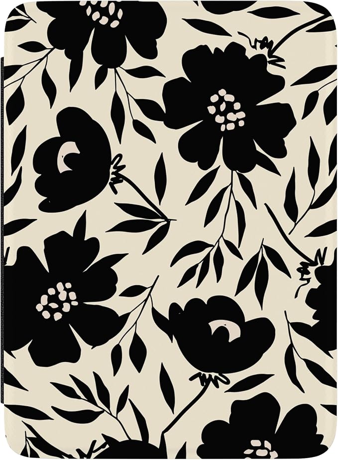 Casely 6" Kindle Case | Dark Fantasy | Contrast Floral | Compatible with 6-inch Amazon Kindle 2024/2022 (11th Generation)