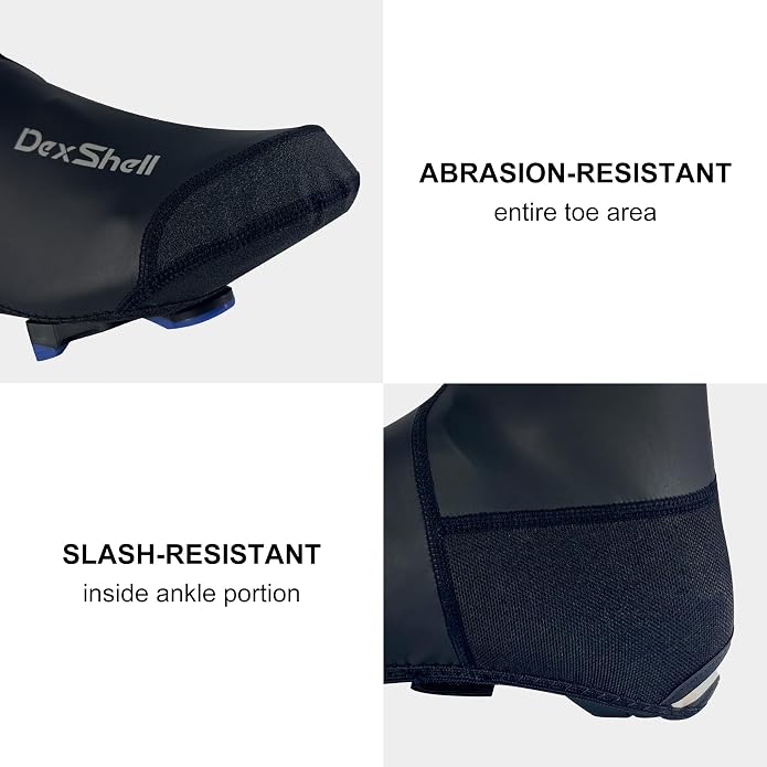 DexShell Cycling Shoe Covers for Men and Women, Waterproof & Windproof for Winter Road Cycling Biking Overshoes