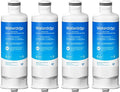 Waterdrop WD-F45 Replacement for Samsung® DA97-17376B, HAF-QIN/EXP, DA97-08006C, RF28R7201SR, RF28R7351SG, Refrigerator Water Filter, 4 Filters