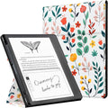 CoBak Case for E-Reader - All New PU Leather Cover with Auto Sleep Wake Feature for Tablet Reader 10.2" 2022 & 2024 Released with Pen Holder (not Compatible with Remarkable),Bloomwave