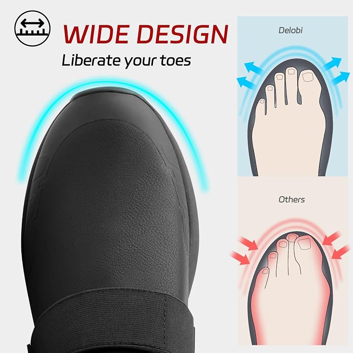 Non Slip Work Shoes for Men Slip On Food Service Kitchen Chef Restaurant Shoe Waterproof Slip Resistant Walking Sneakers Lightweight Comfortable Working Footwear Leather
