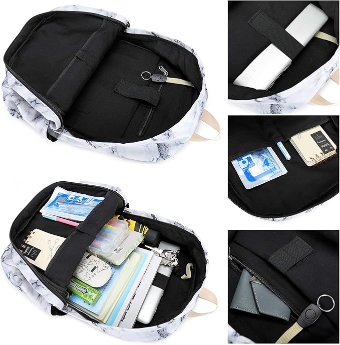 LEDAOU Backpack for Girls School Bag Kids Bookbag Teen Backpack Set Daypack with Lunch Bag and Pencil Case | Kids, Bookbag, Daypack, with Lunch Bag, and Pencil Case