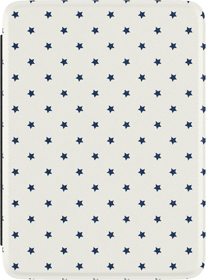 Casely Kindle Case | Tiny Stars | Blue & White | 7” Kindle Colorsoft and 7” Kindle Paperwhite (12th Gen)