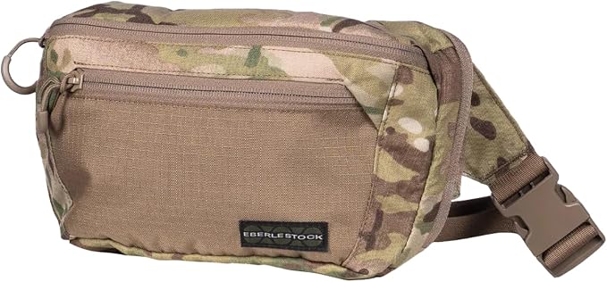 Eberlestock Bando Bag - Tactical Men's Fanny Pack w/Adjustable Waist Belt, Zippered Pockets, Compact Lightweight Belt Bag