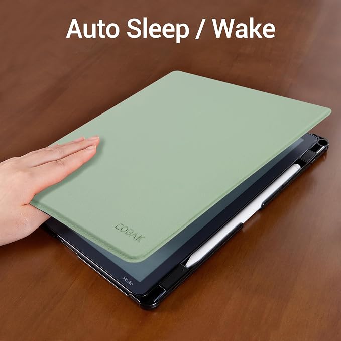 CoBak Case for 11" Kindle Scribe 3rd Generation 2025, Kindle Scribe Colorsoft - All New PU Leather Cover with Auto Sleep Wake, Pen Holder for Scribe 11" 2025 Released