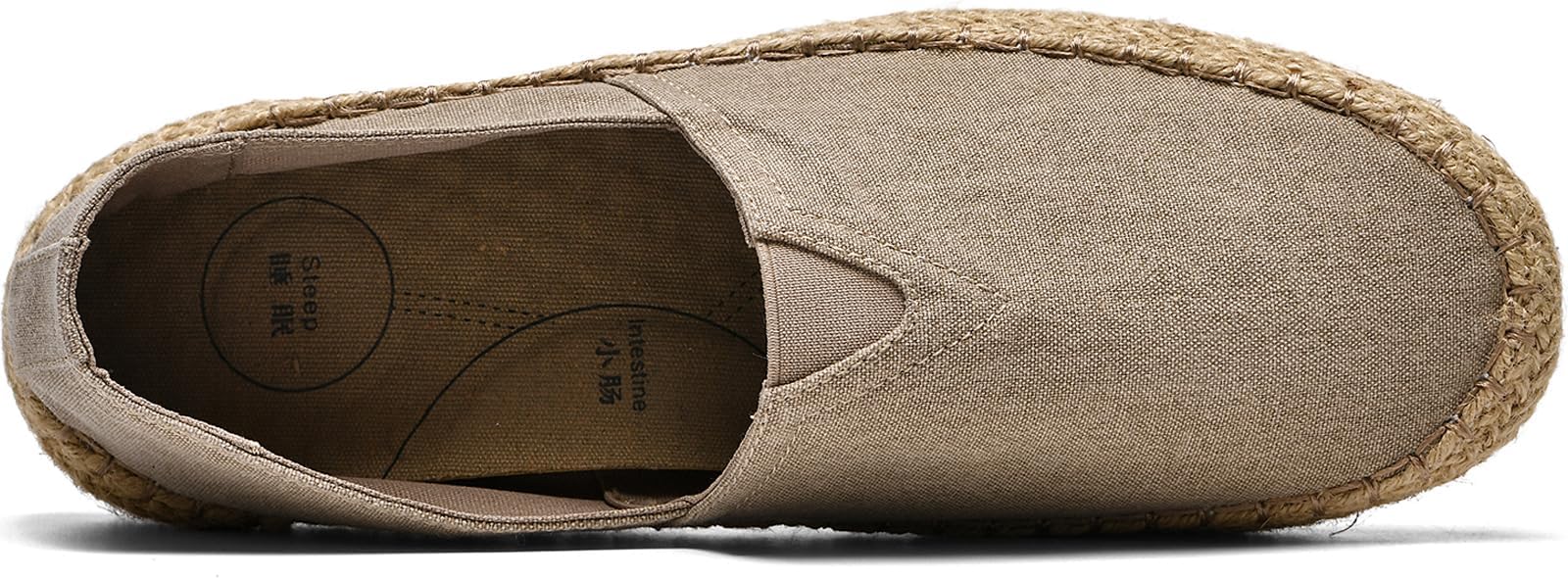 CASMAG Men's Fashion Casual Canvas Espadrille Slip-on Shoes Loafers