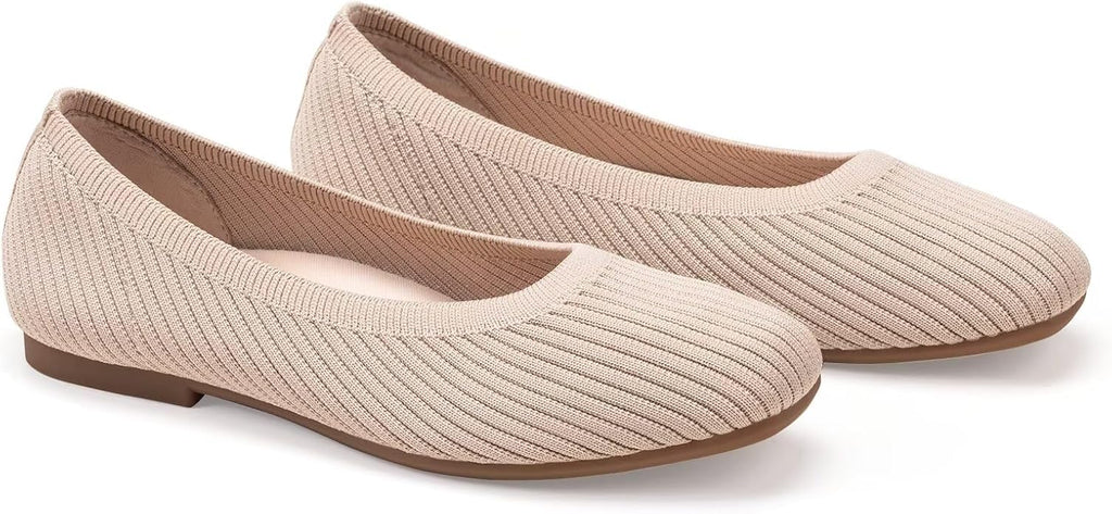 Frank Mully Women's Flats Square Toe Flats Comfortable Slip on Washable Ballet Flats Shoes for Women Dressy Work
