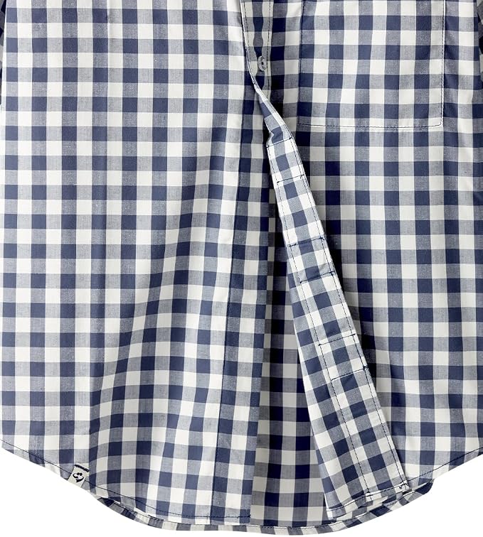 Silverts Men’s Adaptive Clothing Magnetic Button Shirt, Assisted Dressing Short Sleeve Top for Elderly, Rehab & Care Wear