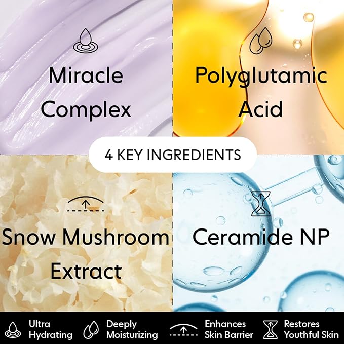 LOOPS Dew Cloud Ultra Hydrating Hydrogel Korean Face Mask for Every Skin Type - Five Ultra Hydrating Collagen Masks to Deeply Moisturize & Restore Your Skin - Gifts for Women - 5 pc