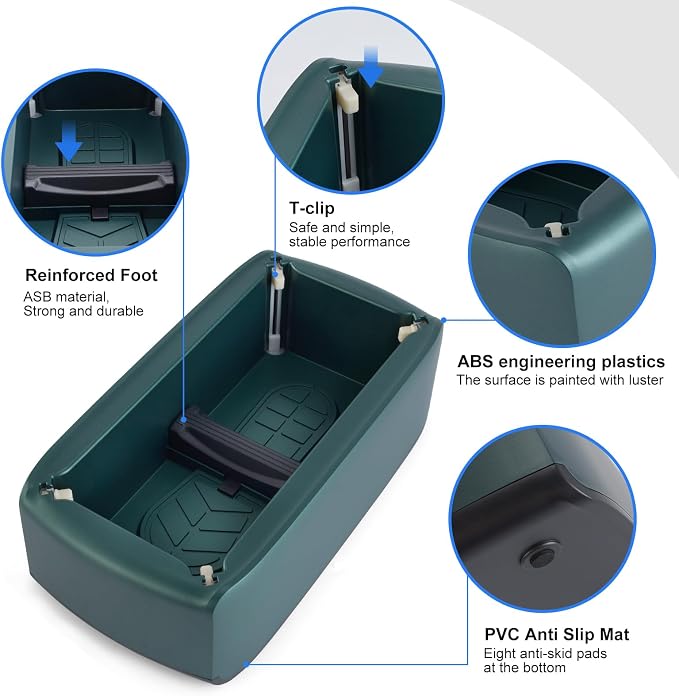 LYSHIYI Shoe Covers Machine Automatic Shoe Cover Dispenser with 200pcs Disposable Plastic Shoe Cover for Home, Office, Supermarket, Factory, Hospital (Green)
