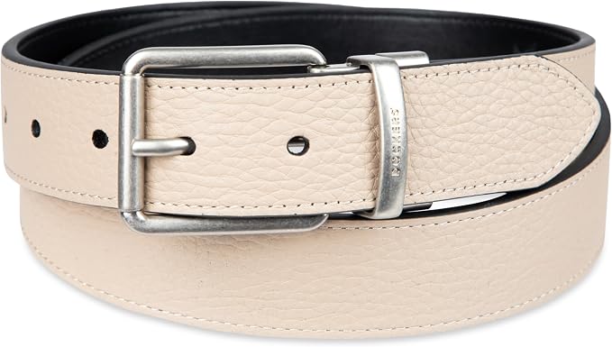 DOCKERS Men's Two-in-one Reversible Rotative Buckle Everyday Casual Dress Belt (Regular and Big & Tall Sizing)