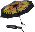 SY COMPACT Travel Umbrella - Windproof Automatic Compact Umbrella for Rain, Lightest 8-Rib, Small, Strong & Portable, Durable Grip, Fits Backpack & Car, Factory Direct (UV Available)