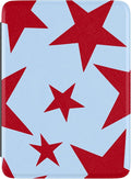 Casely Kindle Case | Stars Align | Blue & Red Stars | 7” Kindle Colorsoft and 7” Kindle Paperwhite (12th Gen)