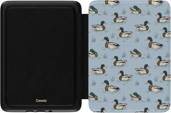 Casely Kindle Case | The Boyfriend Collection | Blue Mallard & Co. | Compatible with 7” Kindle Colorsoft and 7” Kindle Paperwhite (12th Gen 2024 Models)
