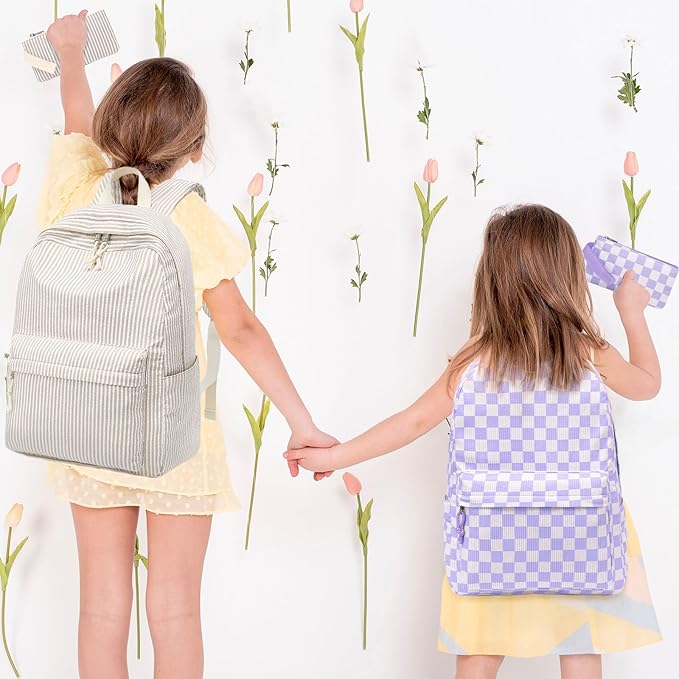LEDAOU Backpack for Girls School Bag Kids Bookbag Teen Backpack Set Daypack with Lunch Bag and Pencil Case | Kids, Bookbag, Daypack, with Lunch Bag, and Pencil Case