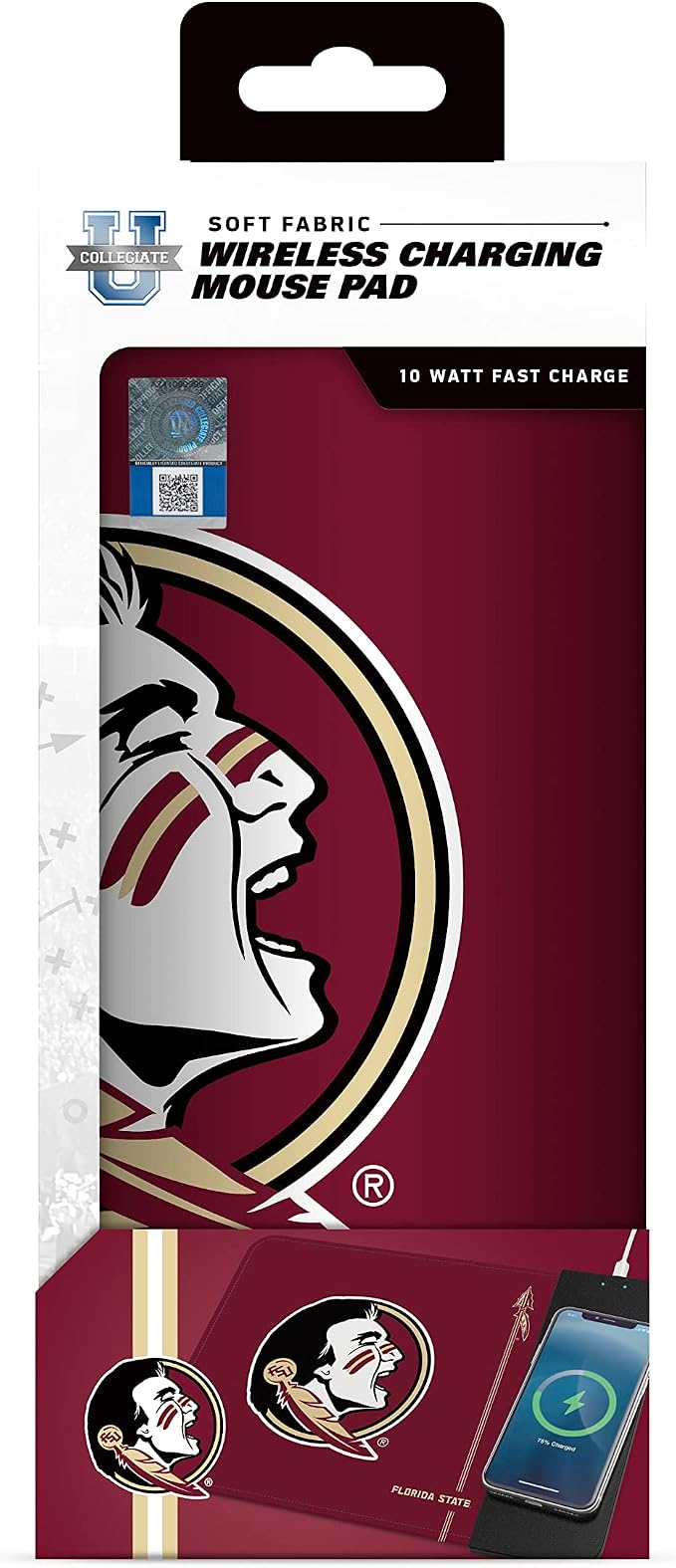 SOAR NCAA Unisex Cell Phone Wireless Charging Mouse Pad