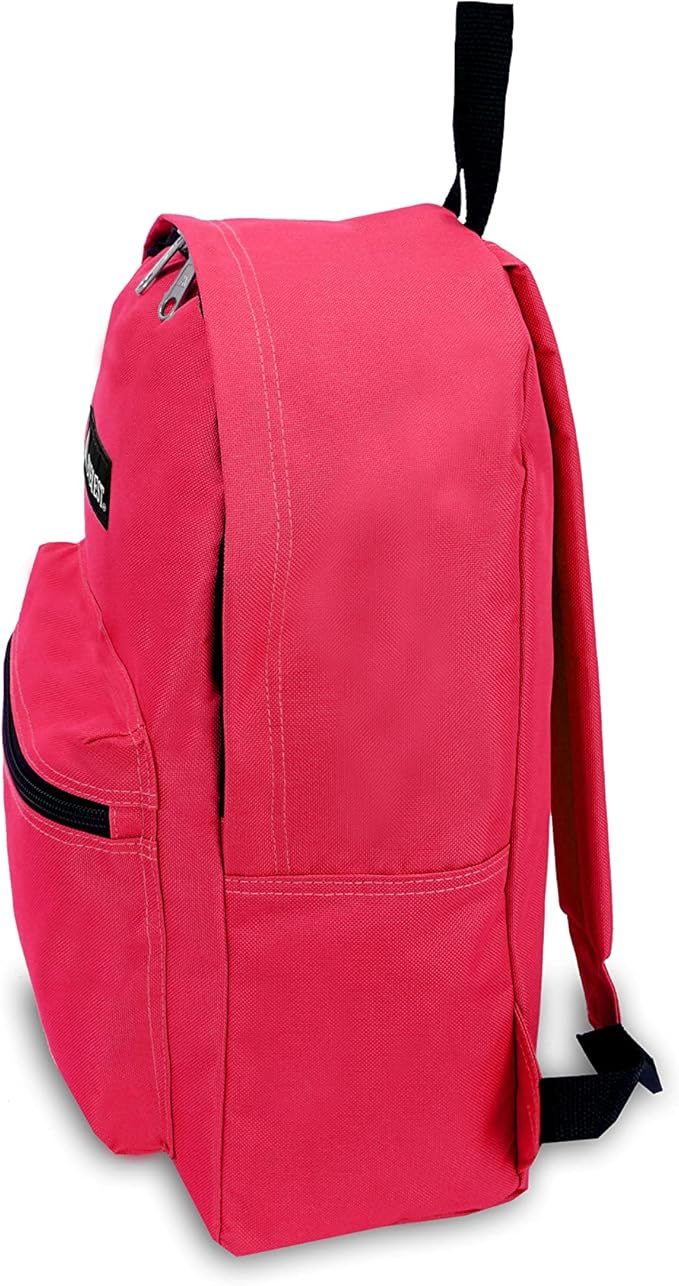 Everest Basic Backpack, Hot Pink, One Size