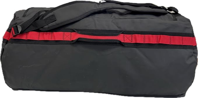 Element Equipment Trailhead Duffel Bag Shoulder Straps Waterproof Black/Red Large