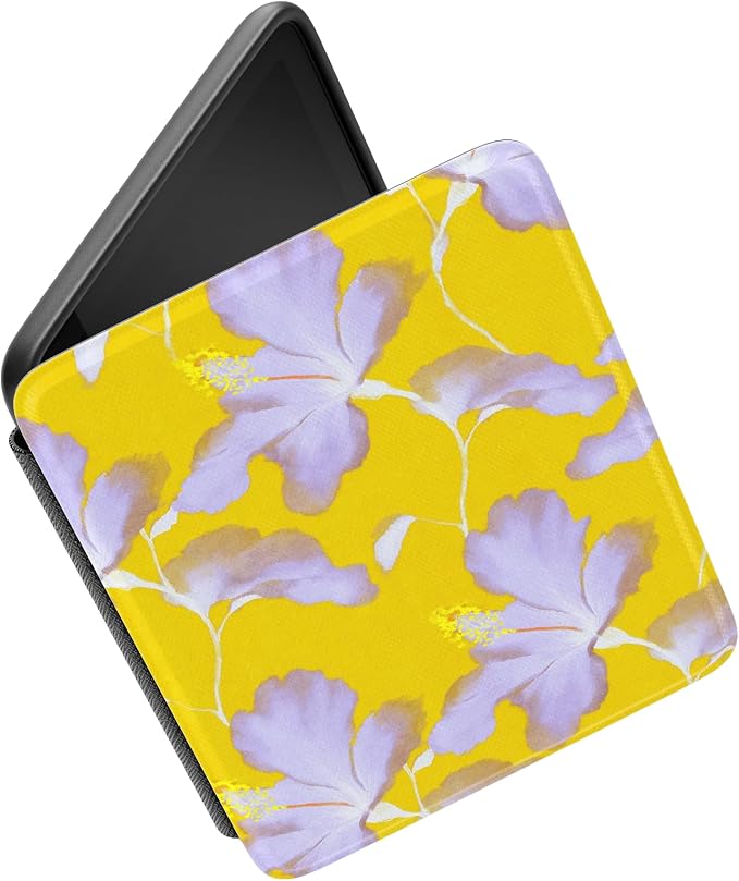 Casely Kindle Case | Sunwashed Painted Floral | Hibiscus Haze | 7” Kindle Colorsoft and 7” Kindle Paperwhite (12th Gen)