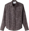 Silverts Men’s Adaptive Clothing Magnetic Button Dress Shirt, Assisted Dressing Top for Elderly, Nursing Home & Rehab Wear