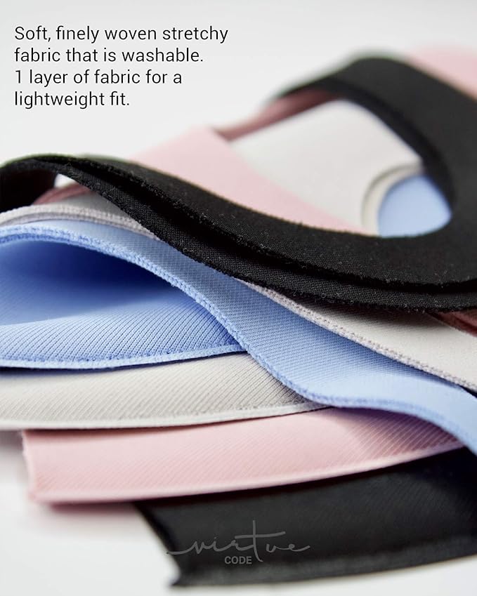 Virtue Code Second Skin Cloth Face Mask Pack. 4 Buttery Soft Masks Washable Fabric