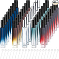 Domensi 40 Pcs 10/15/20/30 ml Perfume Travel Refillable Glass Bottles Spray Bottle Perfume Atomizer for Cologne Dispenser Leak-proof Fragrance Bottles Atomizer Pump Kit (10 ml,Amber Color)