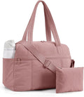 LIGHT FLIGHT Personal Item Travel Bag, Lightweight Gym Bag for Women, 20L Weekender Bag with Toiletry Pouch, Carry on Overnight Dance Bag, Dark Pink