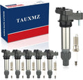 Ignition Coil Pack UF569 and Spark Plugs 41109 Replacement for Chevrolet Buick Cadillac GMC Saturn 3.6L and CTS 2.4L 3.0L 3.6L l4 V6 (Set of 6)