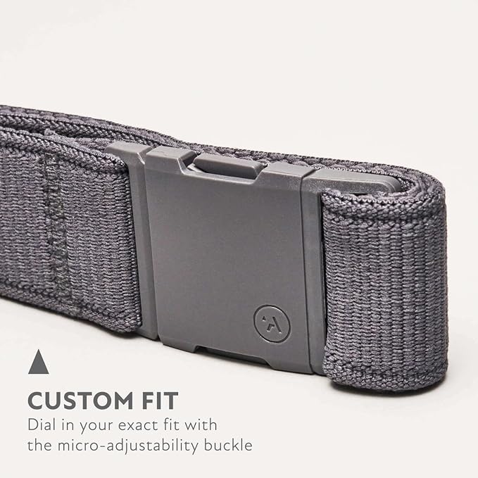 Arcade Belts A2 Unisex Adventure Belt: Heavy Duty Stretch, Metal Free Buckle