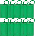 10 Pack Luggage Tags for Suitcases, Airplane Travel Essentials for Flying, International Travel Must Haves, and Luggage Accessories by Sodsay