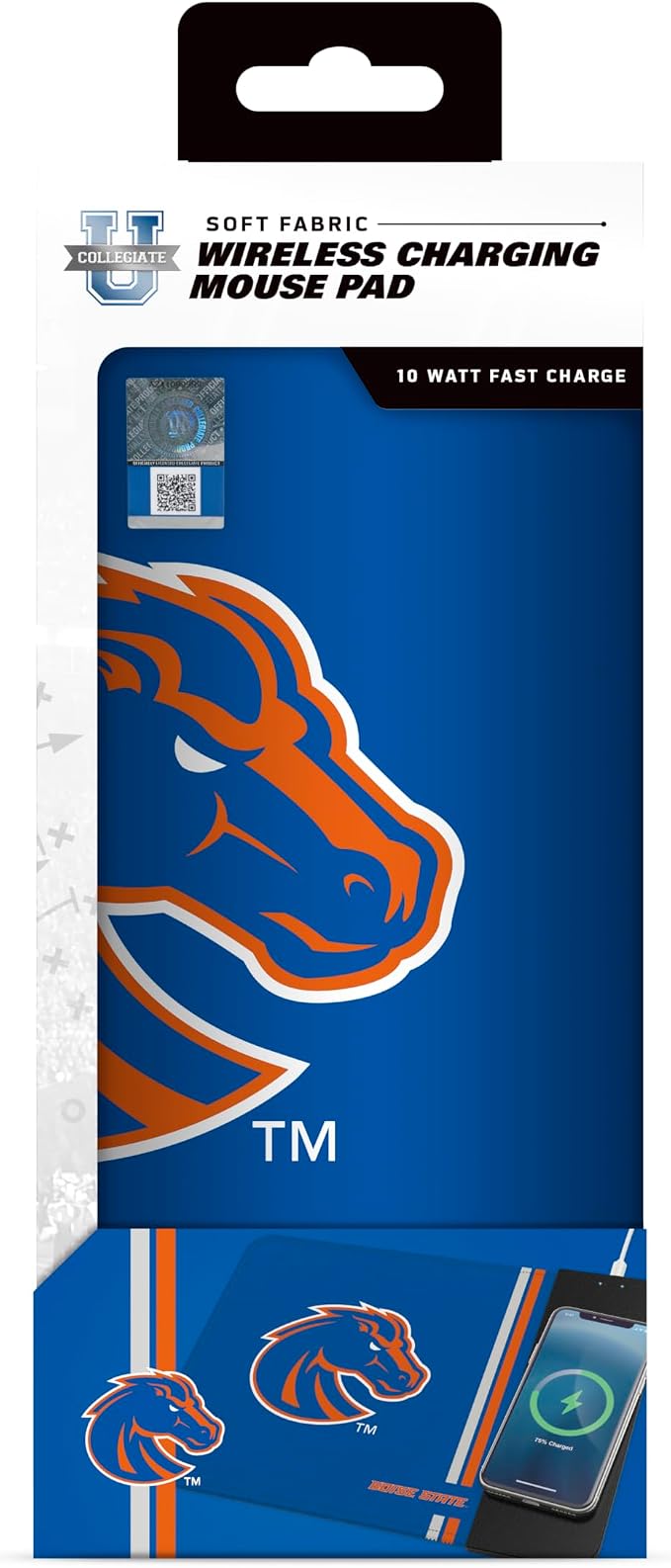 SOAR NCAA Unisex Cell Phone Wireless Charging Mouse Pad