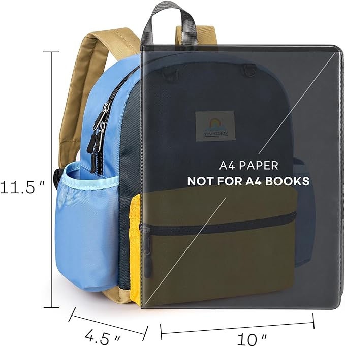STEAMEDBUN Toddler Backpack for Boys 2-4: Preschool Kindergarten Backpacks - 12 inch Daycare Backpack