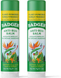 Badger Bug Repellent, Easy to Use Travel Stick, DEET-Free Mosquito Repellent & Insect Protection, Certified Organic Essential Oil Balm